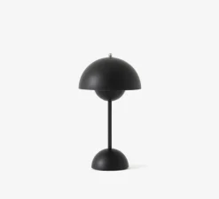 Lampe*Andtradition Baladeuse, Flowerpot VP9, , IP44, LED, 2700K, 325lm, Ø16cm, H29,5cm - noir mat