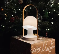 Lampe|Enfants*Marset Baladeuse, Follow me, , LED,2700K, 135lm Ø12,3cm, H28,8cm - blanc