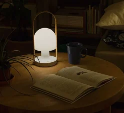 Lampe|Enfants*Marset Baladeuse, Follow me, , LED,2700K, 135lm Ø12,3cm, H28,8cm - blanc