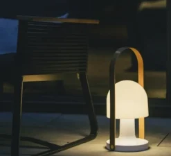 Lampe*Marset Baladeuse, Follow Me Plus, , LED, 2700K, 290lm, dimmable, H44,3cm, Ø18,5cm - blanc