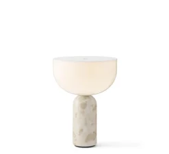 Lampe*New Works Baladeuse, Kizu, , LED, 2700K, 200lm, Ø18cm, H24cm - Marbre kunis breccia