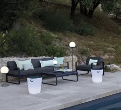 Lampadaire*Fermob Baladeuse, Lampadaire, Mooon !, acapulco, LED, 3000-6000K, 500lm, dim, IP44, Ø25cm, H134cm - bleu