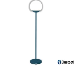 Lampadaire*Fermob Baladeuse, Lampadaire, Mooon !, acapulco, LED, 3000-6000K, 500lm, dim, IP44, Ø25cm, H134cm - bleu