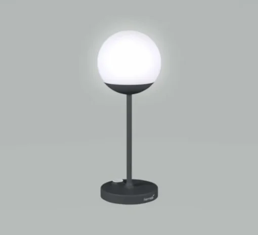 Baladeuse, Lampe H41 carbone, Mooon! IP44, dim, 3000K-6000K, 150lm, Ø15cm, H41cm - Fermob