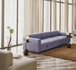 Lampe*Andtradition Baladeuse, Manhattan SC52, , LED, 2700K, 100lm, Ø13cm, H25cm - bronze, toile