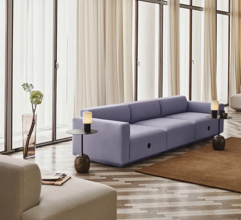 Lampe*Andtradition Baladeuse, Manhattan SC52, , LED, 2700K, 100lm, Ø13cm, H25cm - bronze, toile