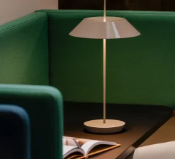 Lampe*Vibia Baladeuse, Mayfair Mini, , LED, dim, 2700k, 175 lm, IP20, Ø20cm, H38cm - beige