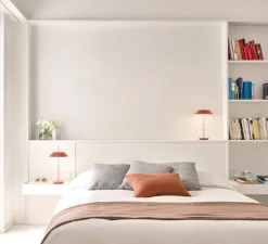 Lampe*Vibia Baladeuse, Mayfair Mini, , LED, dim, 2700k, 175 lm, IP20, Ø20cm, H38cm - rouge terre