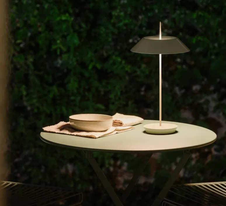 Lampe*Vibia Baladeuse, Mayfair Mini, , LED, dim, 2700k, 175 lm, IP20, Ø20cm, H38cm - vert