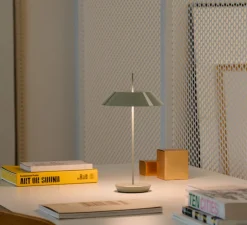 Lampe*Vibia Baladeuse, Mayfair Mini, , LED, dim, 2700k, 175 lm, IP20, Ø20cm, H38cm - vert