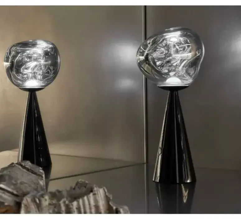 Lampe*Tom Dixon Baladeuse, Melt Portable, , IP44, LED, dim, 3000K, 100 lm, L13cm, H28cm - noir
