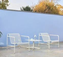 Lampe*HAY Baladeuse, Mousqueton, , IP44, LED, dim, 2550K, 157 lm, Ø19,5cm, H30,5cm - acier brossé