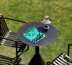 Lampe*HAY Baladeuse, Mousqueton, , IP44, LED, dim, 2550K, 157 lm, Ø19,5cm, H30,5cm - acier brossé