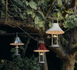 Baladeuse, Mousqueton, blanc perlé, IP44, LED, dim, 2550K, 157 lm, Ø19,5cm, H30,5cm - HAY