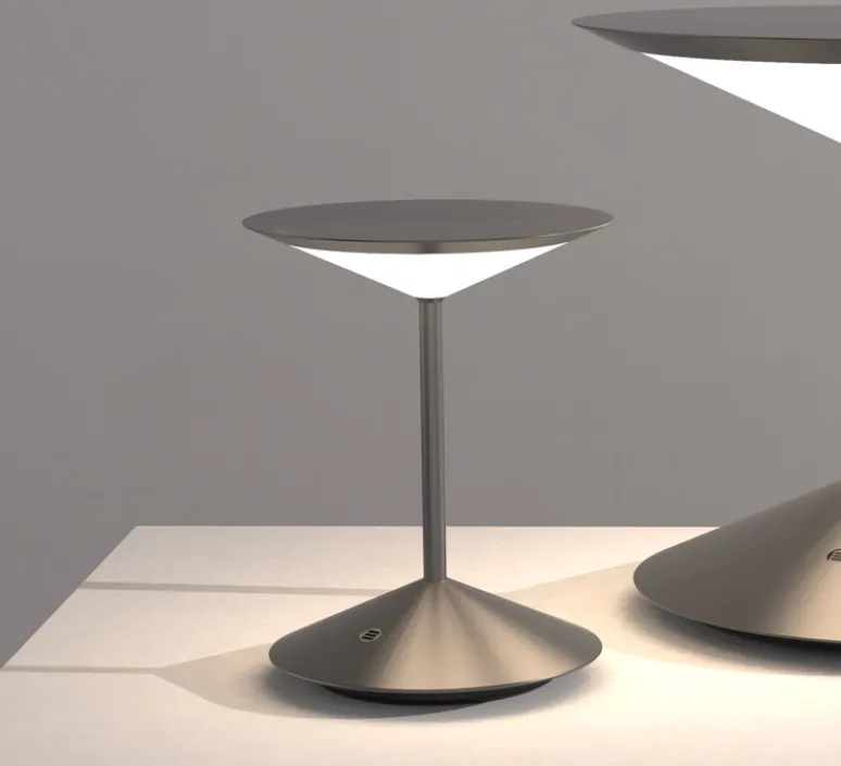 Lampe*Penta Baladeuse, Narciso, petit, , LED, dim, 3000K, Ø16cm, H20cm - gris