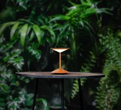 Lampe*Penta Baladeuse, Narciso, petit, , LED, dim, 3000K, Ø16cm, H20cm - orange