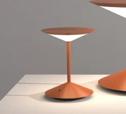 Lampe*Penta Baladeuse, Narciso, petit, , LED, dim, 3000K, Ø16cm, H20cm - orange