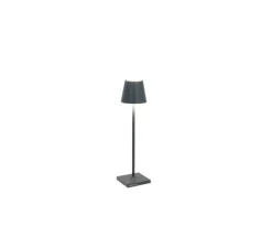 Lampe*Zafferano Baladeuse, Poldina Micro, , IP65, LED, dim, 2200-3000K, 195 lm, Ø7cm, H27,5cm - Gris foncé