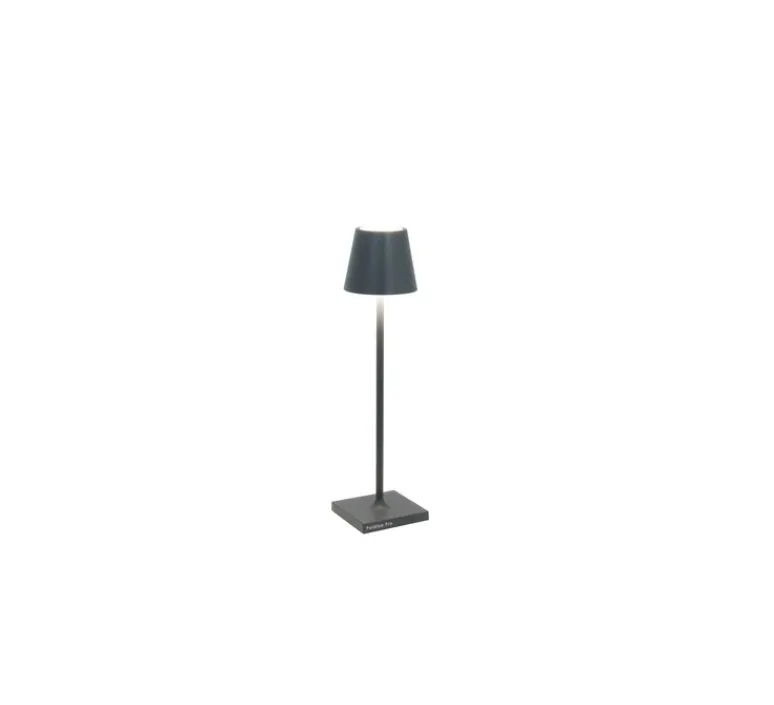 Lampe*Zafferano Baladeuse, Poldina Micro, , IP65, LED, dim, 2200-3000K, 195 lm, Ø7cm, H27,5cm - Gris foncé