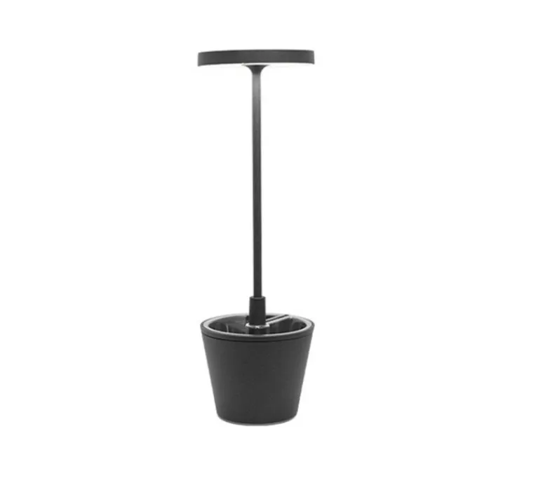 Lampe*Zafferano Baladeuse, Poldina Reverso, , IP54, LED, dim, 2200-2700-3000K, 241-250-262 lm, Ø11cm, H35cm - Gris foncé