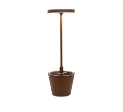 Lampe*Zafferano Baladeuse, Poldina Reverso, , IP54, LED, dim, 2200-2700-3000K, 241-250-262 lm, Ø11cm, H35cm - Corten