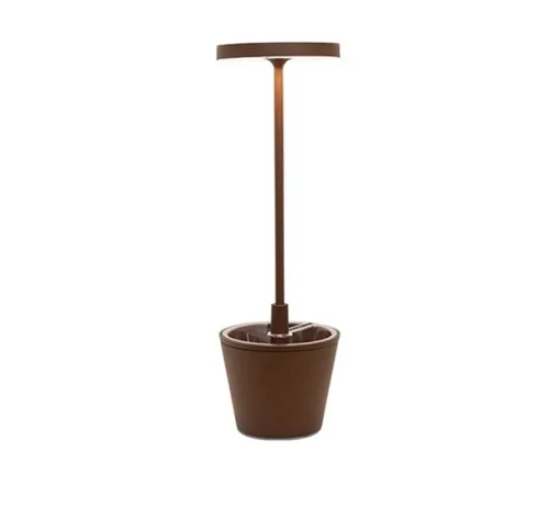 Lampe*Zafferano Baladeuse, Poldina Reverso, , IP54, LED, dim, 2200-2700-3000K, 241-250-262 lm, Ø11cm, H35cm - Corten