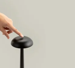 Lampe*LEDS C4 Baladeuse, Portobello, , IP44, LED, dim, 2700K, 137 lm, Ø12cm, H26,5cm - noir