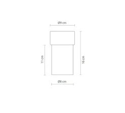 Lampe*Robin Baladeuse, Rizzo, , LED, dim, 3000K, 250 lm, Ø9cm, H16cm - orange