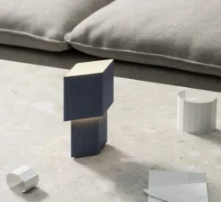 Lampe*Pholc Baladeuse, Romb Mini, , IP44, L8cm, H19cm - bleu