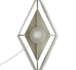 Baladeuse, Romb Mini, jaune cumin, IP44, L8cm, H19cm - Pholc