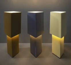 Baladeuse, Romb Mini, jaune cumin, IP44, L8cm, H19cm - Pholc