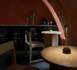 Lampe*Marset Baladeuse, Sips, , IP43, LED, dim, 2700K, 327 lm, Ø9cm, H31cm - marron chocolat, or