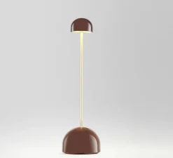 Lampe*Marset Baladeuse, Sips, , IP43, LED, dim, 2700K, 327 lm, Ø9cm, H31cm - marron chocolat, or