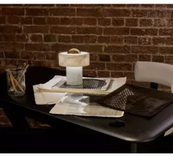 Baladeuse, Stone, Marbre blanc, LED, dim, 3000K, 160 lm, Ø19cm, H16cm - Tom Dixon