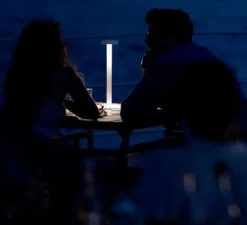 Lampe*Davide Groppi Baladeuse, TeTaTeT, , LED, 3000K, 178lm, 12H, Ø9cm, H34,5cm - blanc mat