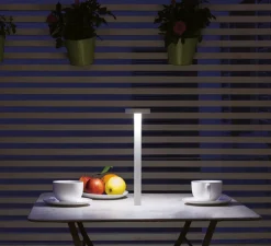 Baladeuse, TeTaTeT, blanc mat, LED, 2700K, 178lm, 12H, Ø9cm, H34,5cm - Davide Groppi