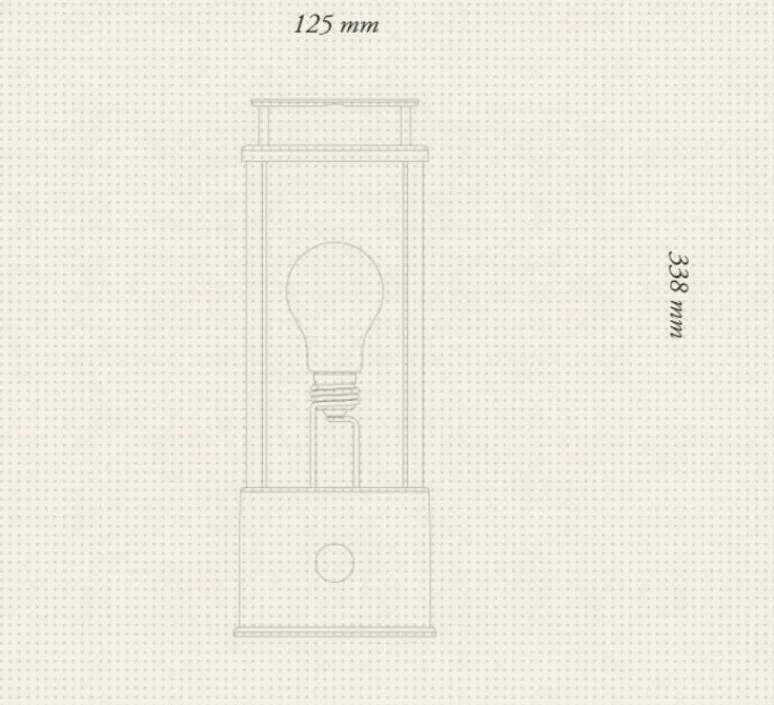 Lampe*Tala Baladeuse, The Muse, Laiton massif édition spéciale, , IP44,2800K, 400lm, Ø12,5cm, H33,8cm - or