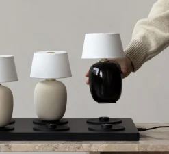 Lampe*Audo Copenhagen Baladeuse, Torso, , LED, dim, 2700K, 150lm, Ø11,7cm, H19,6cm - noir