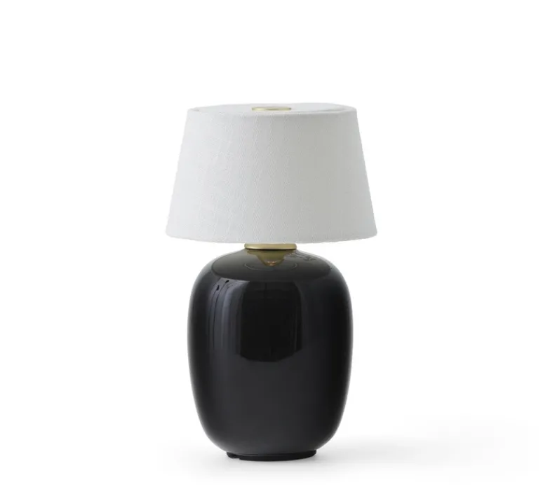 Lampe*Audo Copenhagen Baladeuse, Torso, , LED, dim, 2700K, 150lm, Ø11,7cm, H19,6cm - noir