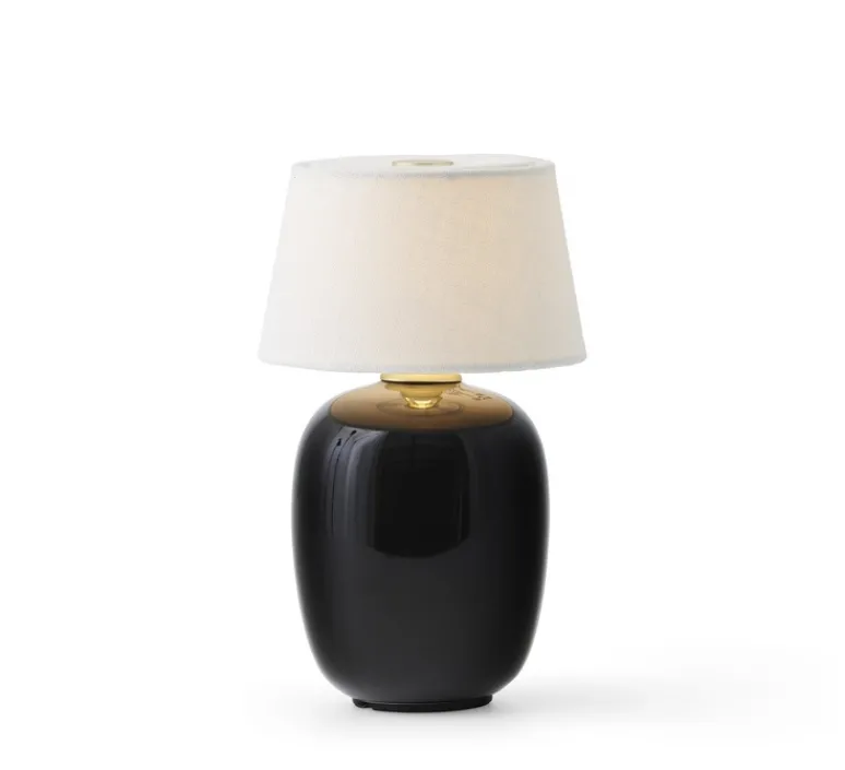 Lampe*Audo Copenhagen Baladeuse, Torso, , LED, dim, 2700K, 150lm, Ø11,7cm, H19,6cm - noir