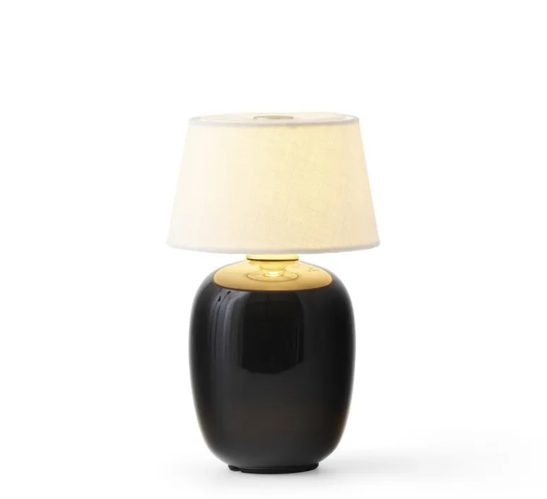 Lampe*Audo Copenhagen Baladeuse, Torso, , LED, dim, 2700K, 150lm, Ø11,7cm, H19,6cm - noir
