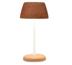 Lampe*Zafferano Baladeuse, Trilli Wi-Fi, blanc & rouille, IP65, LED, dim, 2200-4000K, 300 - 359 lm, Ø16,2cm, H33,2cm - blanc & rouille