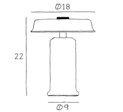 Baladeuse, Trip No.2 , Rose brillant, Marbre gris, IP44, LED, dim, 2700K, Ø18cm, H22cm - Design by us