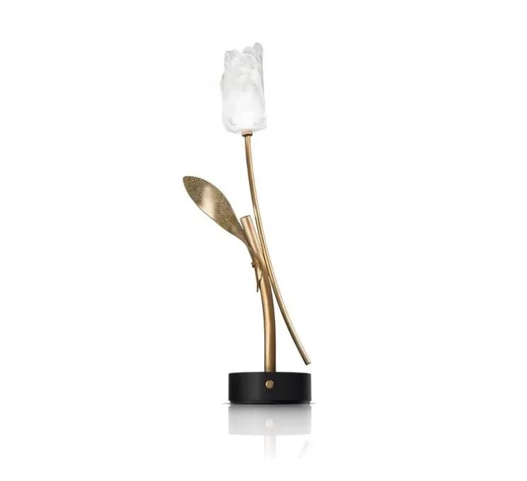 Baladeuse, Tulip Battery, noir, LED, dim, 3000K, 150 lm, L8,5cm, H38cm - Slamp