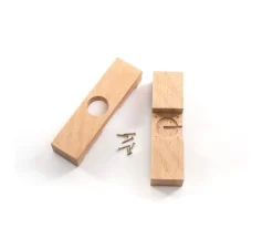 Accessoires*Seletti Base, Linea Wooden Stand, , Ø22cm, H4cm - bois, marron