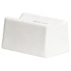 Accessoires|Plafonnier & Spot*Zangra Base pour applique, douille s14d, porcelaine blanche, pour ampoule tubulaire, L7cm, H4cm, P4.6cm -
