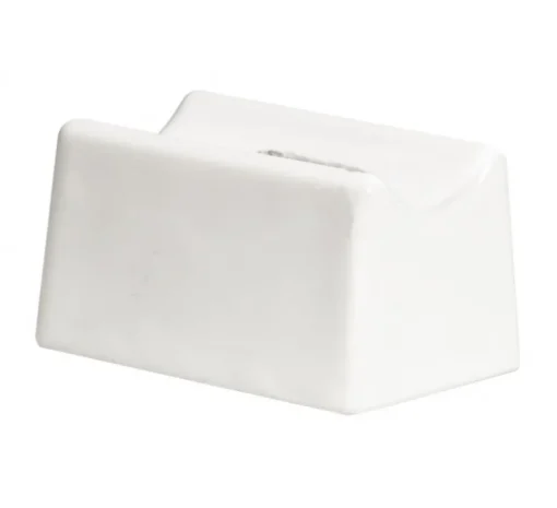 Accessoires|Plafonnier & Spot*Zangra Base pour applique, douille s14d, porcelaine blanche, pour ampoule tubulaire, L7cm, H4cm, P4.6cm -