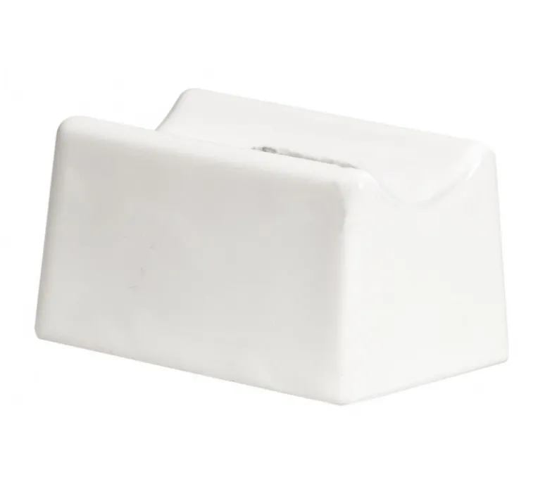 Accessoires|Plafonnier & Spot*Zangra Base pour applique, douille s14d, porcelaine blanche, pour ampoule tubulaire, L7cm, H4cm, P4.6cm -