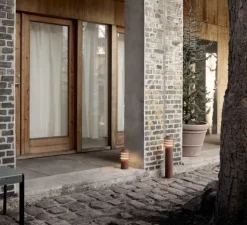 Borne, Bysted Garden courte, Corten, IP65, LED, 2700K, lm, Ø13,2cm, H25,4cm - Louis Poulsen