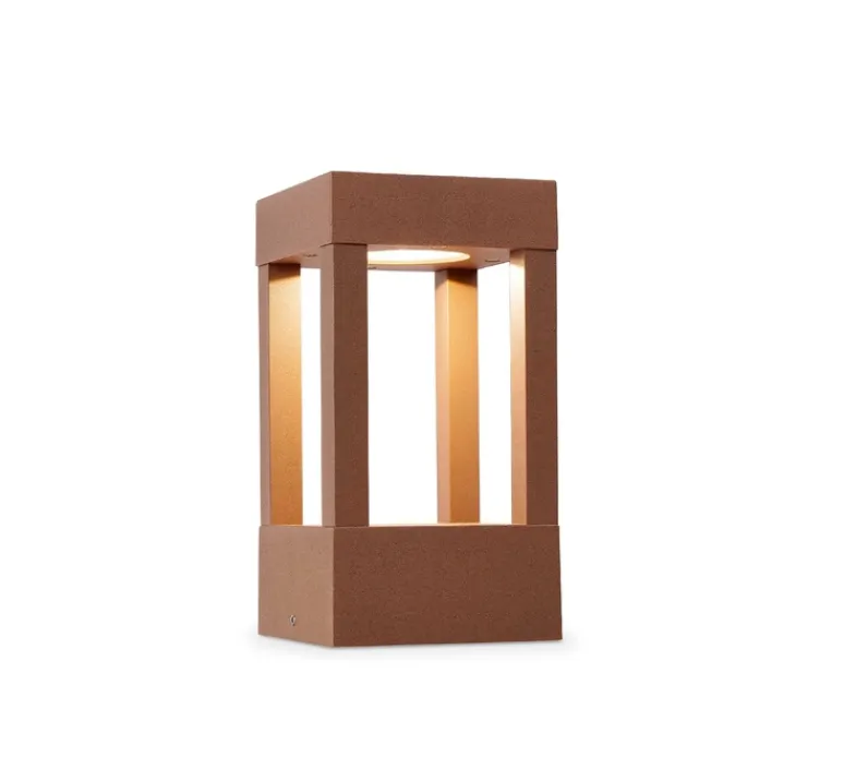 Lampadaire*Faro Borne d'extérieur, Agra, , hauteur 20cm - marron